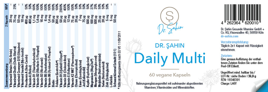 Dr. Şahin Daily Multi